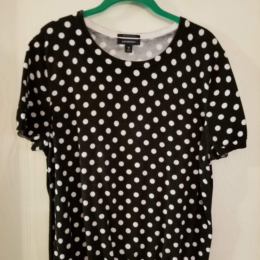 Land's End Short Sleeved Sweater